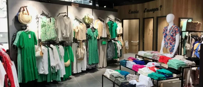 agencement rayon mode GMS